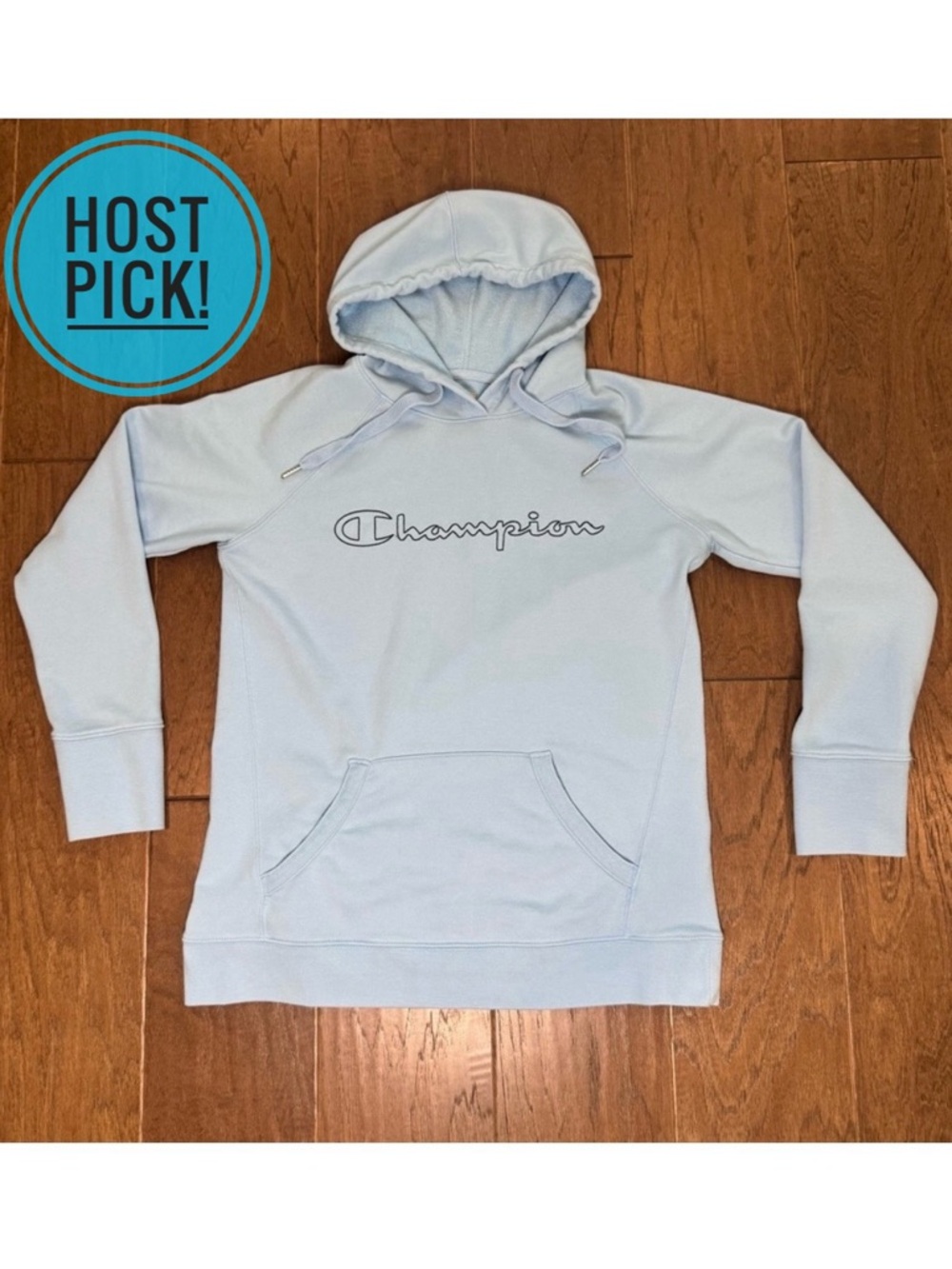Champion Sky Blue Pullover Hoodie